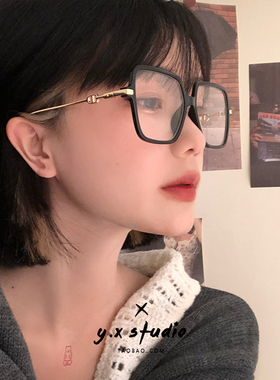 2021年新款TR90防蓝光眼镜框女大方框近视眼镜架男可配度数平光镜