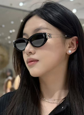 2025新款gm同款猫眼墨镜女休闲百搭韩版时尚偏光太阳镜防晒高级感