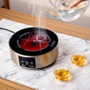 煮茶小茶炉不锈钢外壳XMI/讯米 GM-201围炉泡茶定时保温多档位