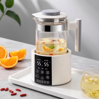 烧水壶保温电热水壶24小时恒温玻璃茶壶分体煮茶器蒸茶电加热保温