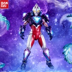 万代正版shf迪迦奥特曼手办闪耀真骨雕终赛极罗特利迦贝利亚玩具