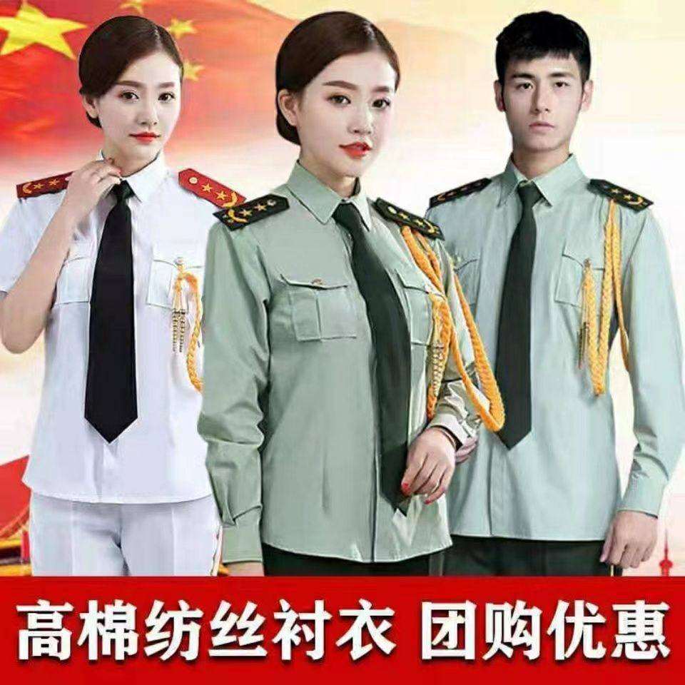 春夏季国旗班军鼓队运动会开幕演出服饰套装学生升旗手护卫队礼服