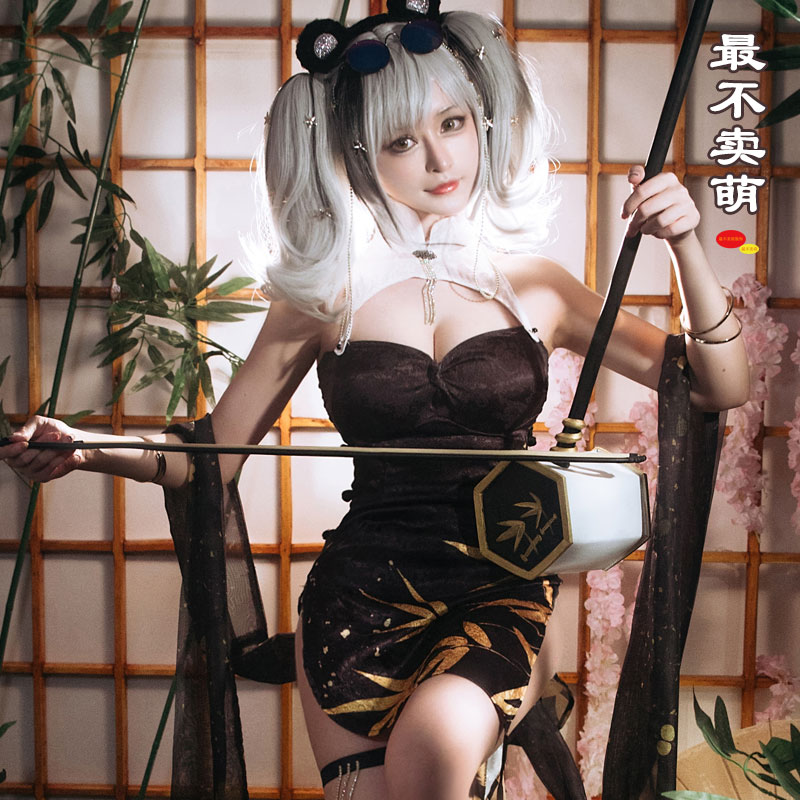 最不卖萌性感明日方舟旗袍cos女