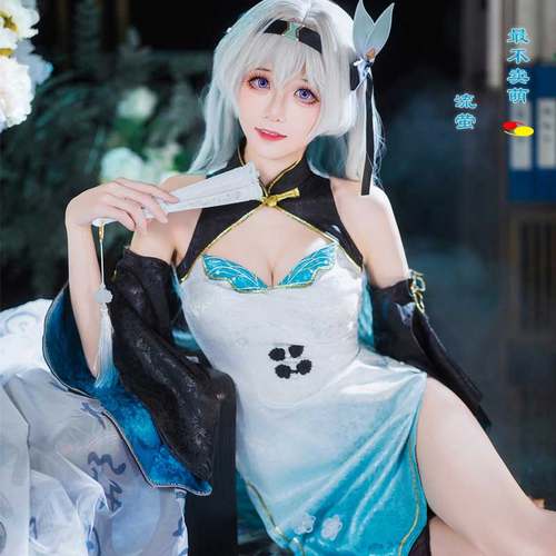 最不卖萌cos服同人旗袍性感飘逸