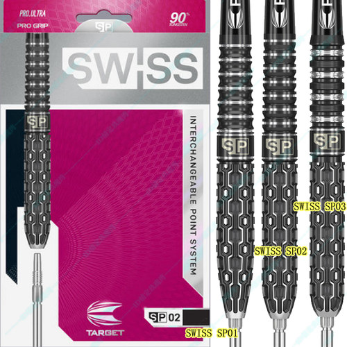 SWISS飞镖TARGET钨钢专业黑色