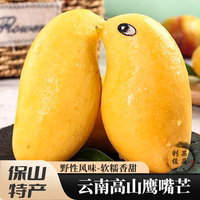云南鷹嘴芒果緬甸雞蛋鉆石芒保山特產(chǎn)時(shí)令水果圣德龍覃斗禮盒裝