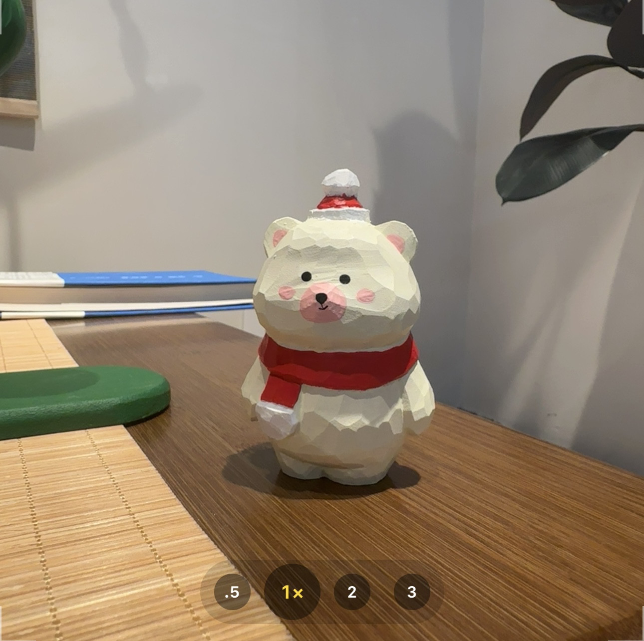 礼物木雕Q版小熊皮卡小鹿卡通桌装饰摆件