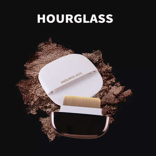 带粉扑hourglass沙漏粉底刷盒海绵粉底带粉扑粉底刷盒子便携轻雾