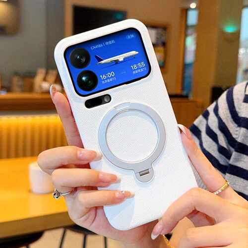适用小米18Pro手机壳带支架17
