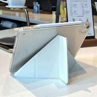适用苹果ipad11保护壳不带笔槽Y型三折2026款ipadair8保护套10.2