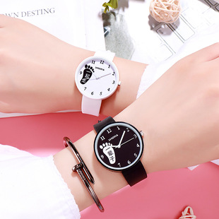 可爱森女系情侣闺蜜手表 果冻舒适柔软糖果色石英表儿童手表新品