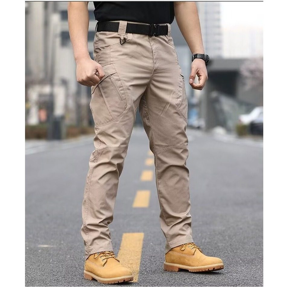 秋冬IX9战术裤男弹力宽松户外防风工装裤多口袋休闲裤透气登山裤,男装,休闲裤,淘宝优惠券,粉丝福利购,淘宝优惠卷