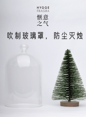 香薰蜡烛防尘罩灭烛罩防热玻璃