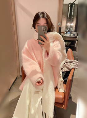 骆衣衣TheLOE/羊毛羊绒百搭休闲宽松高级气质感羊绒大衣