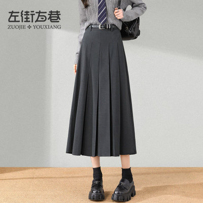 西装半身裙女灰色2025夏