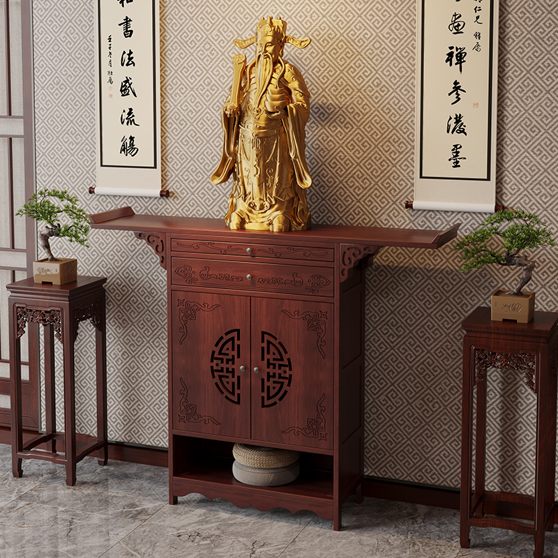 佛龛柜供桌香案家用中式神龛中堂桌财神爷玄关桌神像佛台多层佛龛
