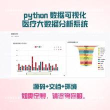 基于Python的医疗大数据分析系统 可定制可视化项目开发spark