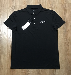 出口日韩HOMA高尔夫男士短袖T恤球衣 时尚运动弹力小珠地速干透气