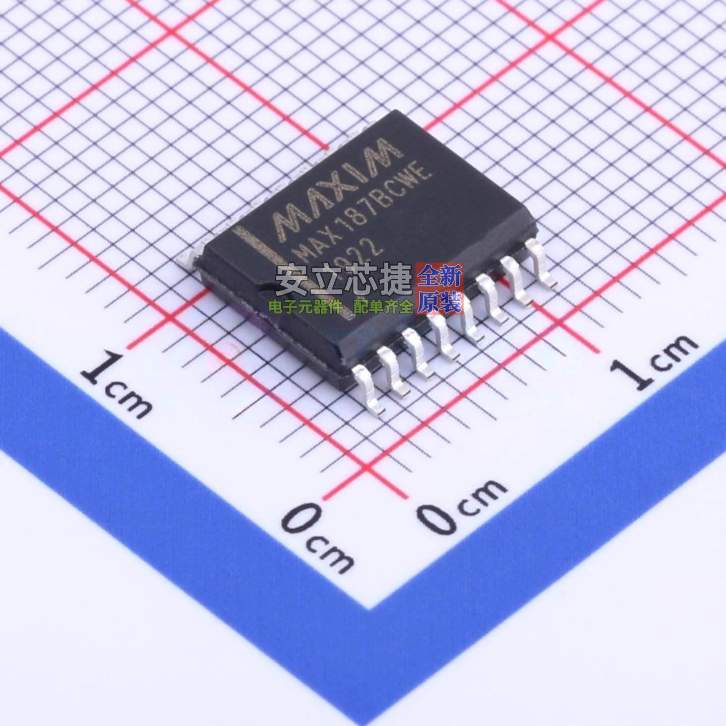 模数转换芯片ADC MAX187BCWE+T SOIC-16 MAXIM(美信) 电子元器件