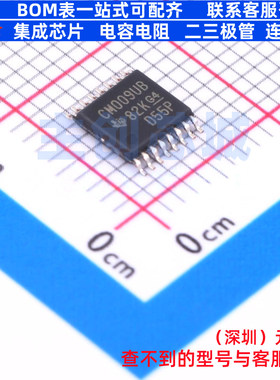 转换器/电平移位器 CD4009UBPWR TSSOP-16 TI/德州 电子元件配单