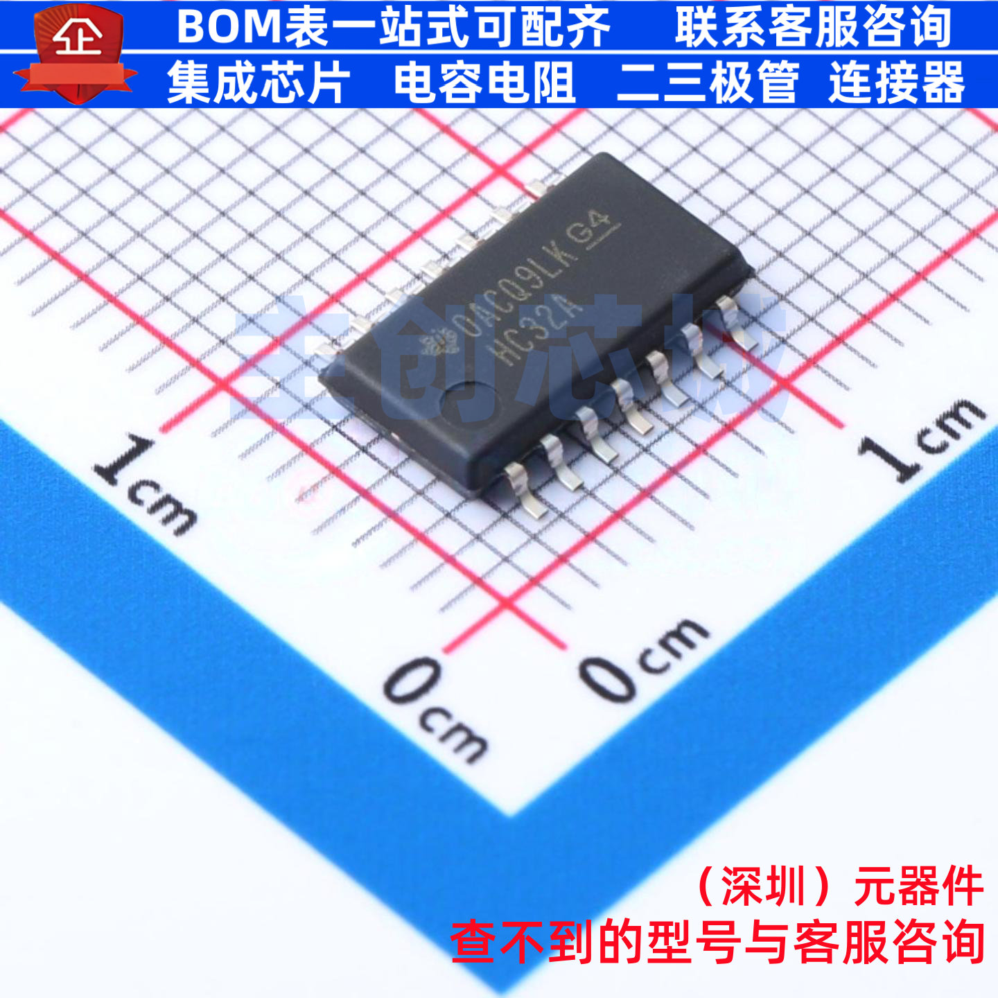 逻辑门 SN74HC32ANSR SO-14 TI/德州 电子元器件配单全新原装