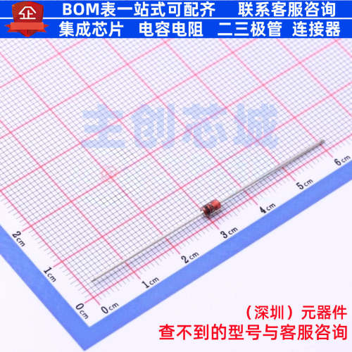 稳压二极管 1N4752A 插件,D2.03xL4.06mm onsemi(安森美) 元器件
