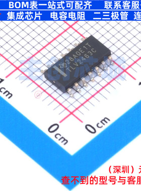 运算放大器 TLV2463CDR SOIC-14 TI/德州 电子元器件配单全新原装