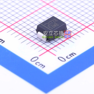 通用二极管 S3MB-13-F DO-214AA DIODES(美台) 电子元件全新原装