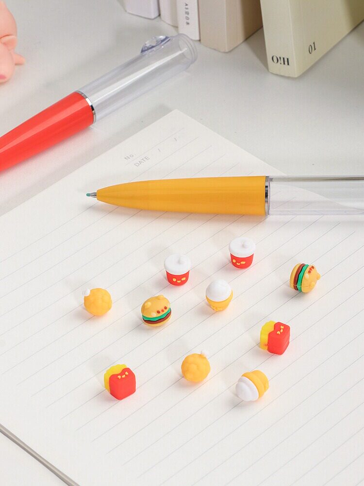 KEQI 크리에이티브 팻 하우스 패키지 JENGA 젤 펜 기능 멋진 속건성 학생 브러시 질문 펜 서명 펜 검정