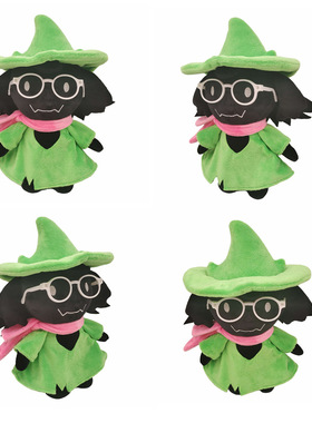 游戏新品 ralsei plush三角符文公仔Deltarune主角小丑毛绒玩具