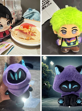 无畏契约大集合幽影猫猫瓦罗兰特挂件OMEN玩偶盖可捷风暮蝶