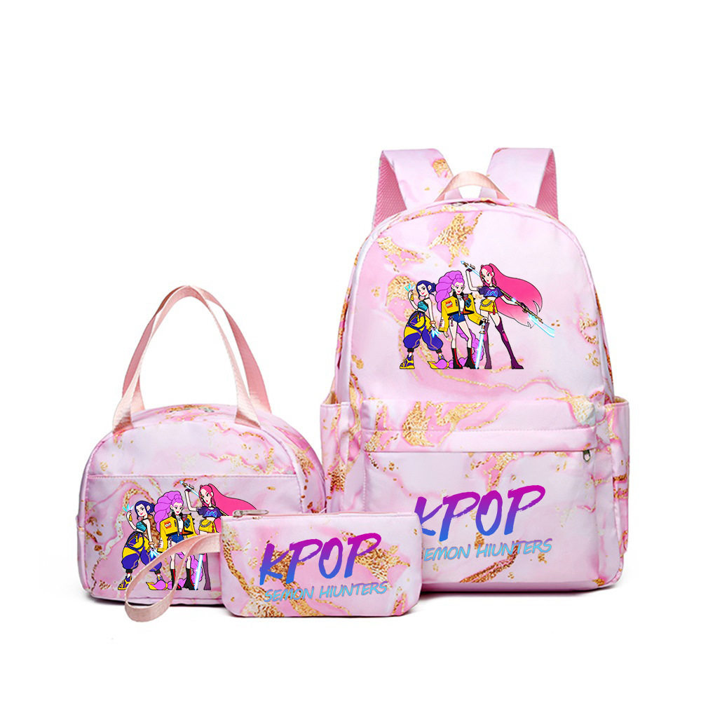 热款KPop Demon Hunters学生书包猎魔女团户外旅行轻便背包,玩具/童车/益智/积木/模型,书包,淘宝优惠券,粉丝福利购,淘宝优惠卷