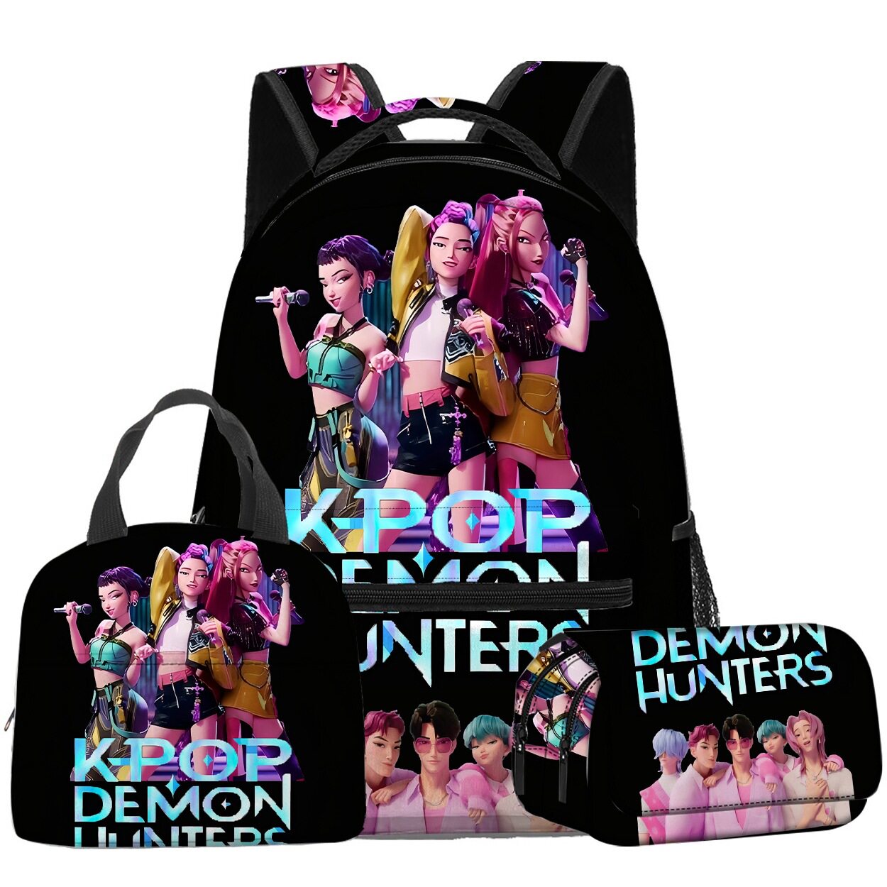 KPOP猎魔女团3D动漫书包三