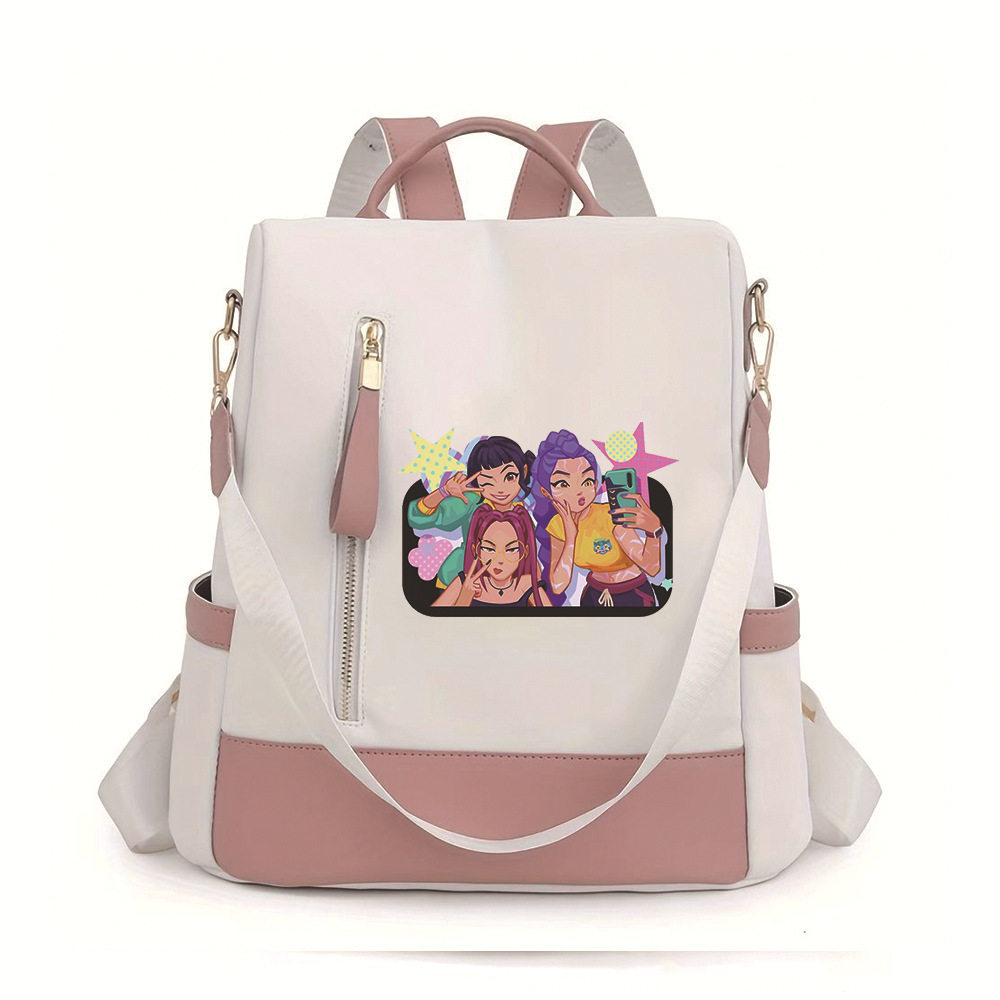 Kpop Demon Hunters书包韩版时尚女包创意印花背包户外旅行双肩包,玩具/童车/益智/积木/模型,书包,淘宝优惠券,粉丝福利购,淘宝优惠卷