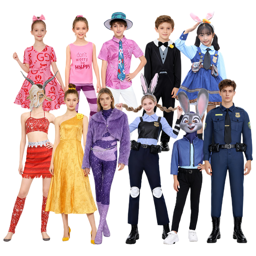 动物城尼克朱迪儿童cos服