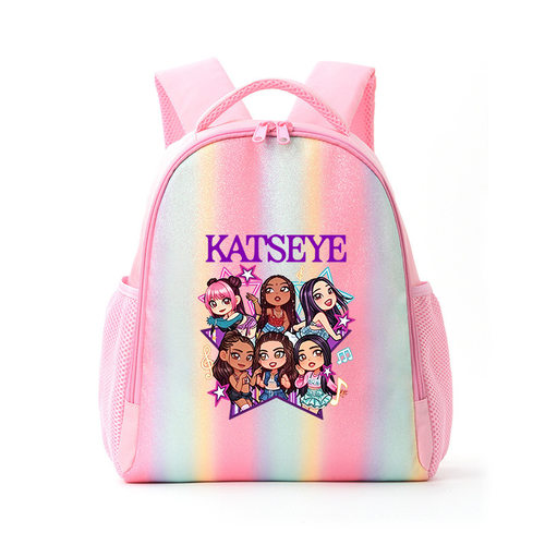 KATSEYE印花可爱小双肩包