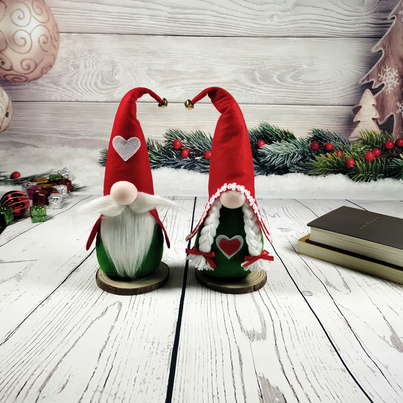 圣诞红绿情侣装饰品55