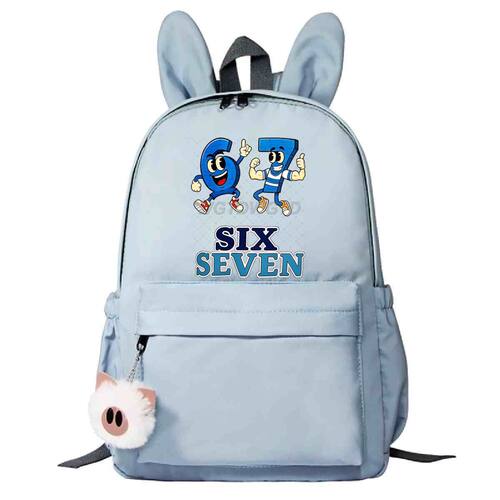 SixSeven67印花兔耳书
