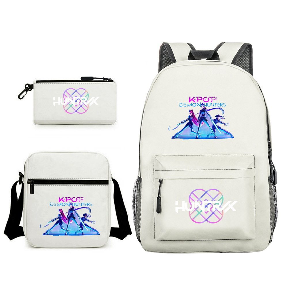 热款猎魔女团书包卡通印花学生双肩包户外旅行轻便透气背包,玩具/童车/益智/积木/模型,书包,淘宝优惠券,粉丝福利购,淘宝优惠卷