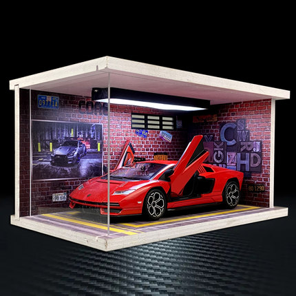兰博基尼LPI800汽车模型仿真合金高档玩具男生礼物车载收藏摆件