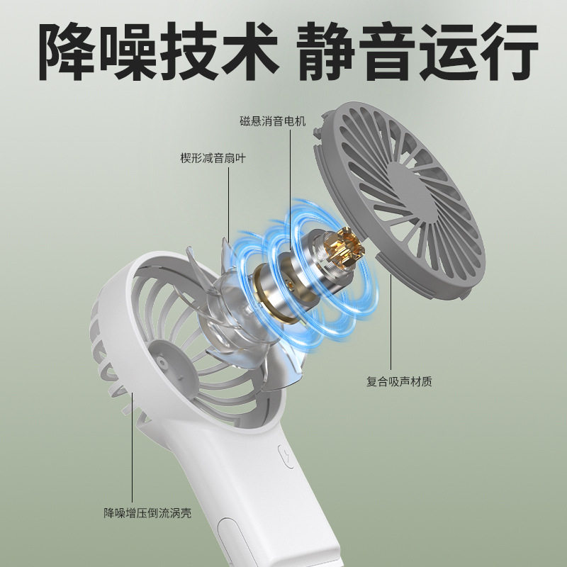 新款大风力桌面折叠USB充