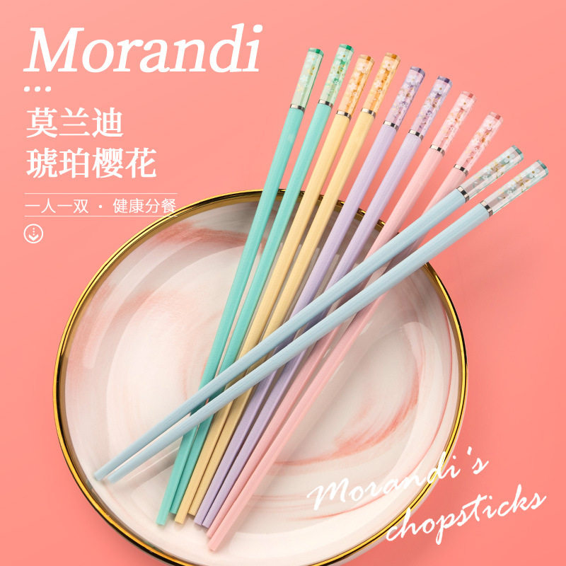 新款厨房餐具合金筷子家