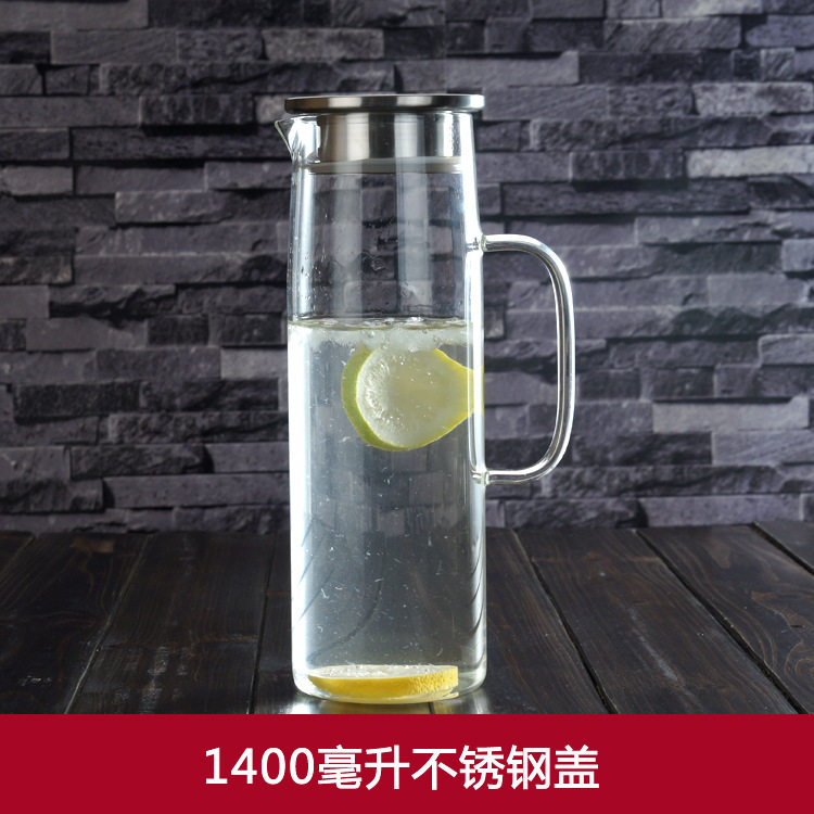 冷水壶玻璃凉大容量耐热