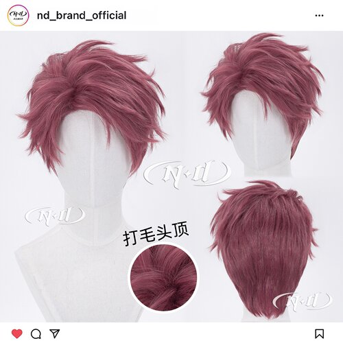 ND家】敖尹 Valko 恋与深空 打毛头顶反翘短发 角色造型款cos假发