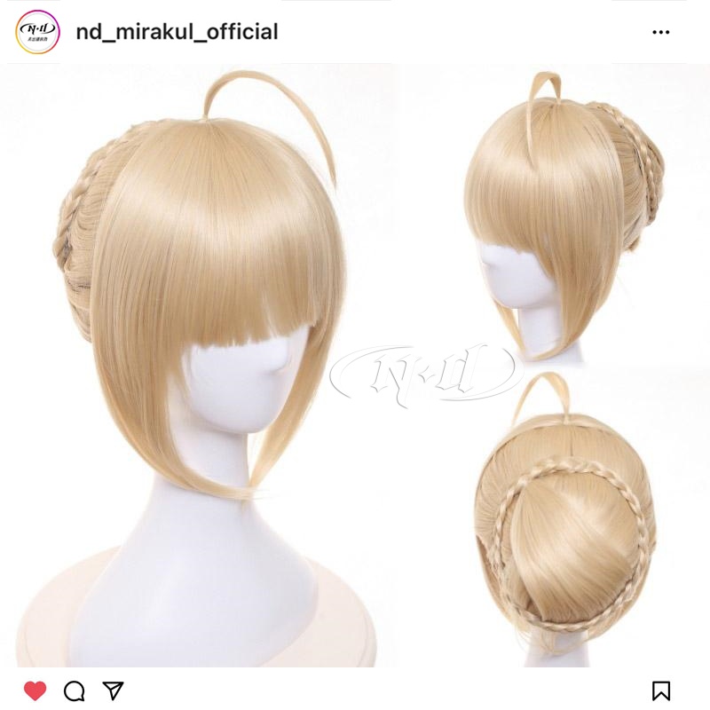 ND家】阿尔托莉雅 尼禄 Saber FGO Fate 角色款cos假发