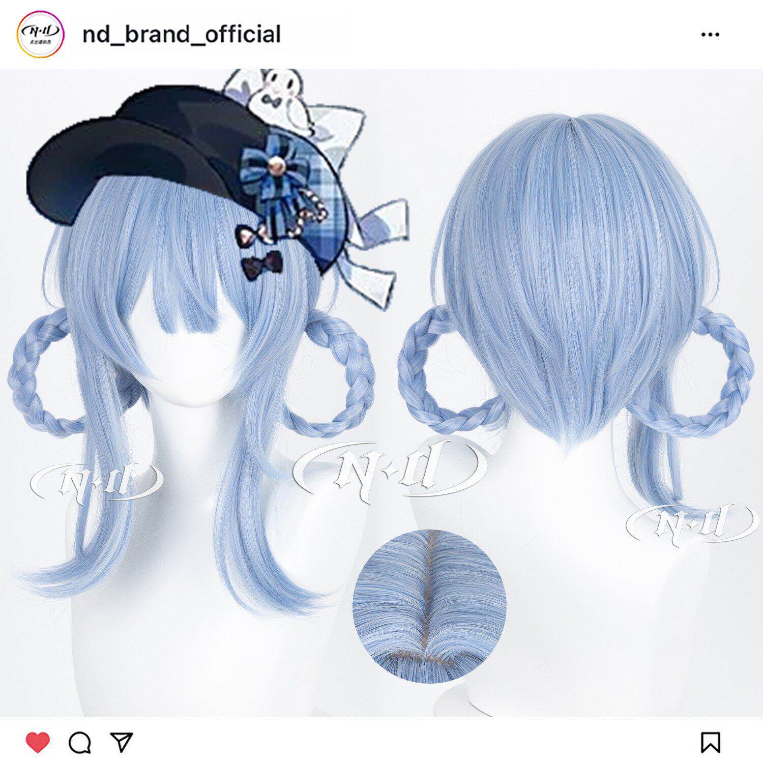 ND家】橘雪莉 魔法少女的魔女审判 分体麻花圈 角色款cos假发图片
