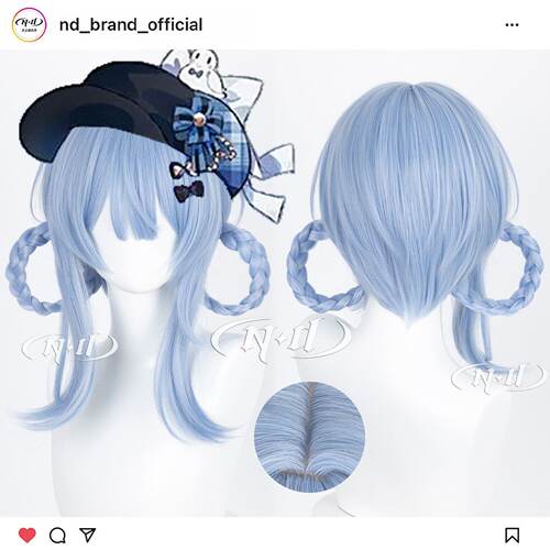 ND家】橘雪莉 魔法少女的魔女审判 分体麻花圈 角色款cos假发