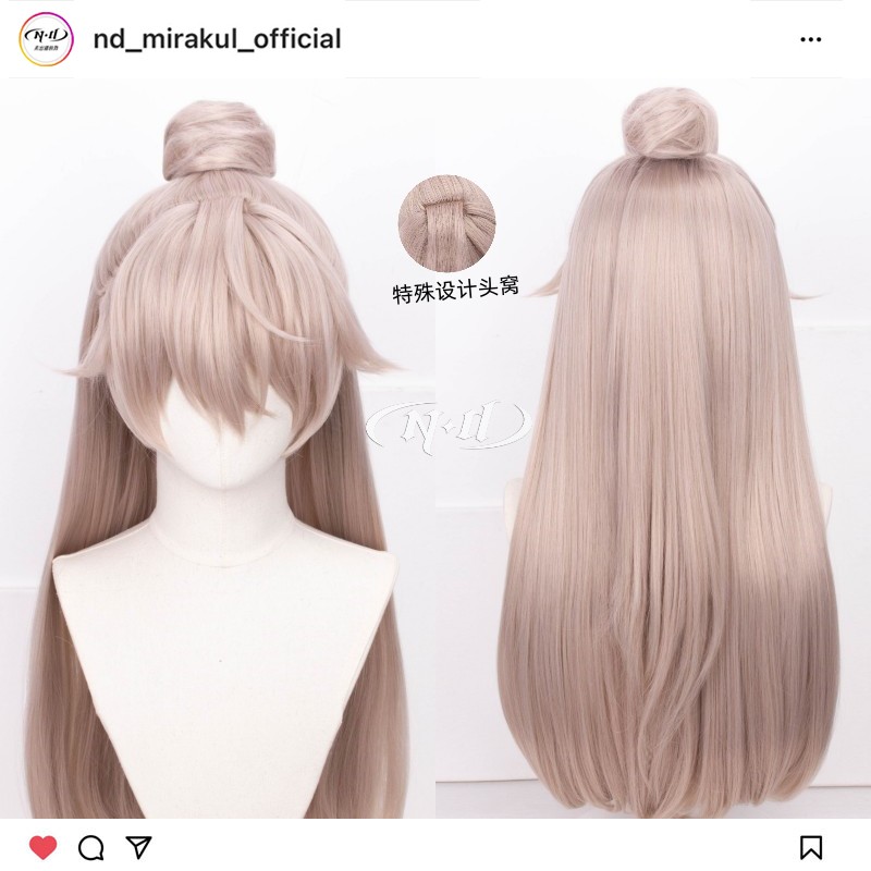 无需修剪！袁基造型款假发