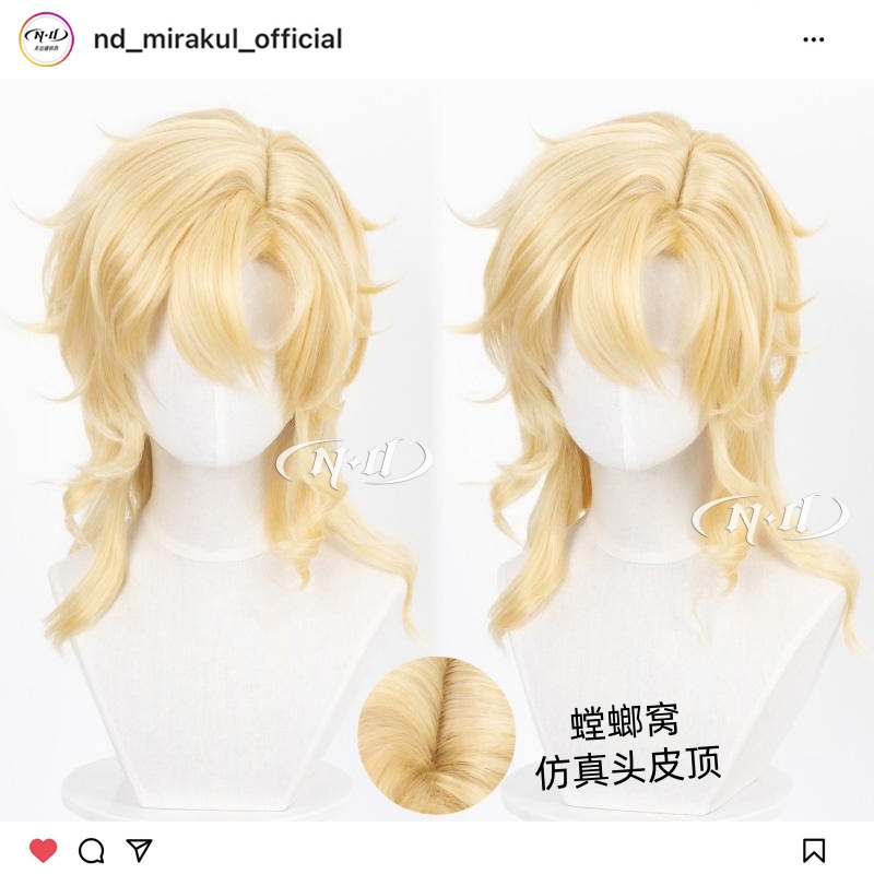 ND家 CH税美人美利坚鲻鱼头Country Human国拟OC cos假发