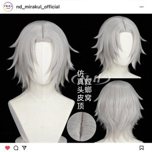 cos假发 ND家 角色款 家庭教师 螳螂窝头皮顶 狱寺凖人